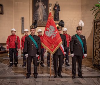 Zaproszenie na Barbórkową mszę świętą.